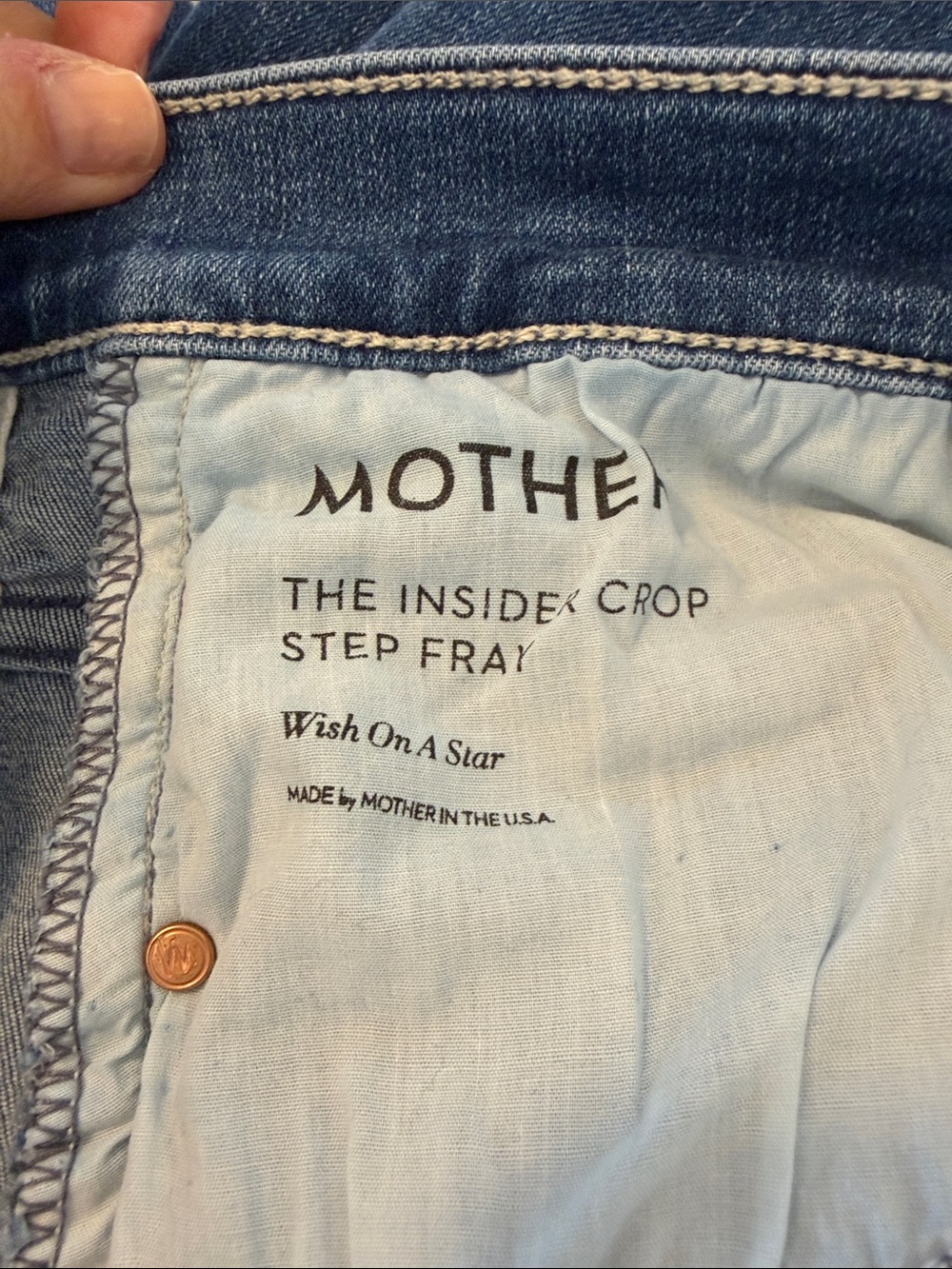 MOTHER The Insider Cropped Step Flair Jeans - Picture 7 of 7